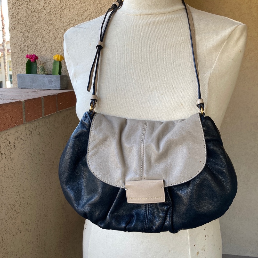 Marc By Marc Jacob Leather Bicolored Crossbody bag
